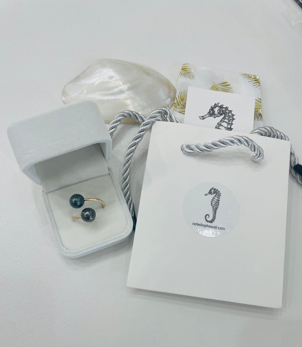 Tahitian Pearl Bypass Ring – NolaShopHawaii